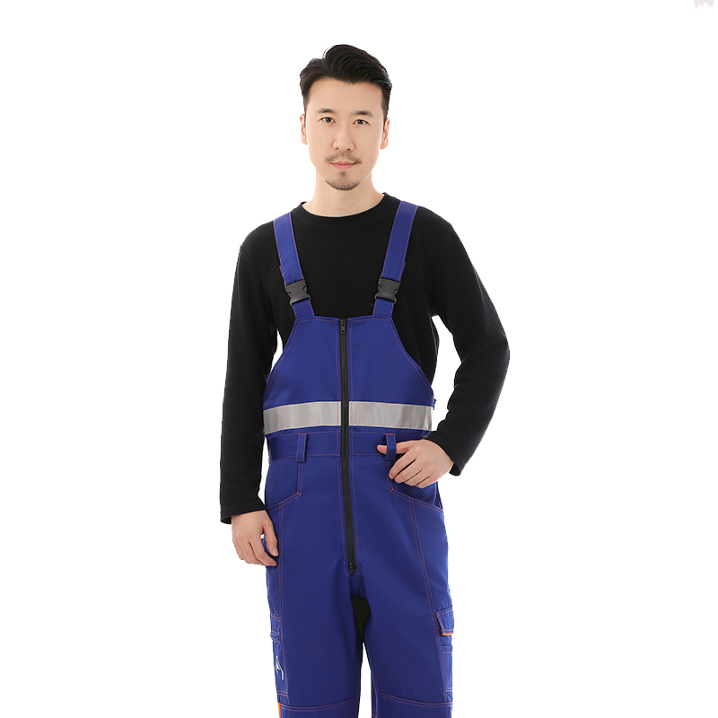 夏季背帶褲連體褲抗油拒水工作服吊帶褲工裝
