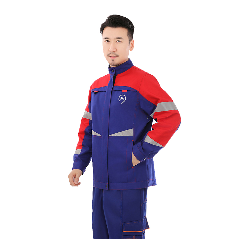 盈通紡織春秋長袖抗油拒水工作服定制男女同款工裝套裝