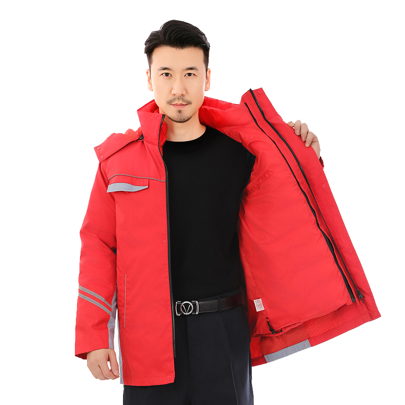 冬季阻燃棉服防靜電保暖工裝上衣