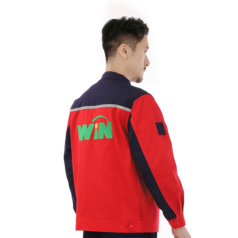 簡約春秋工裝防靜電工作服套裝定制